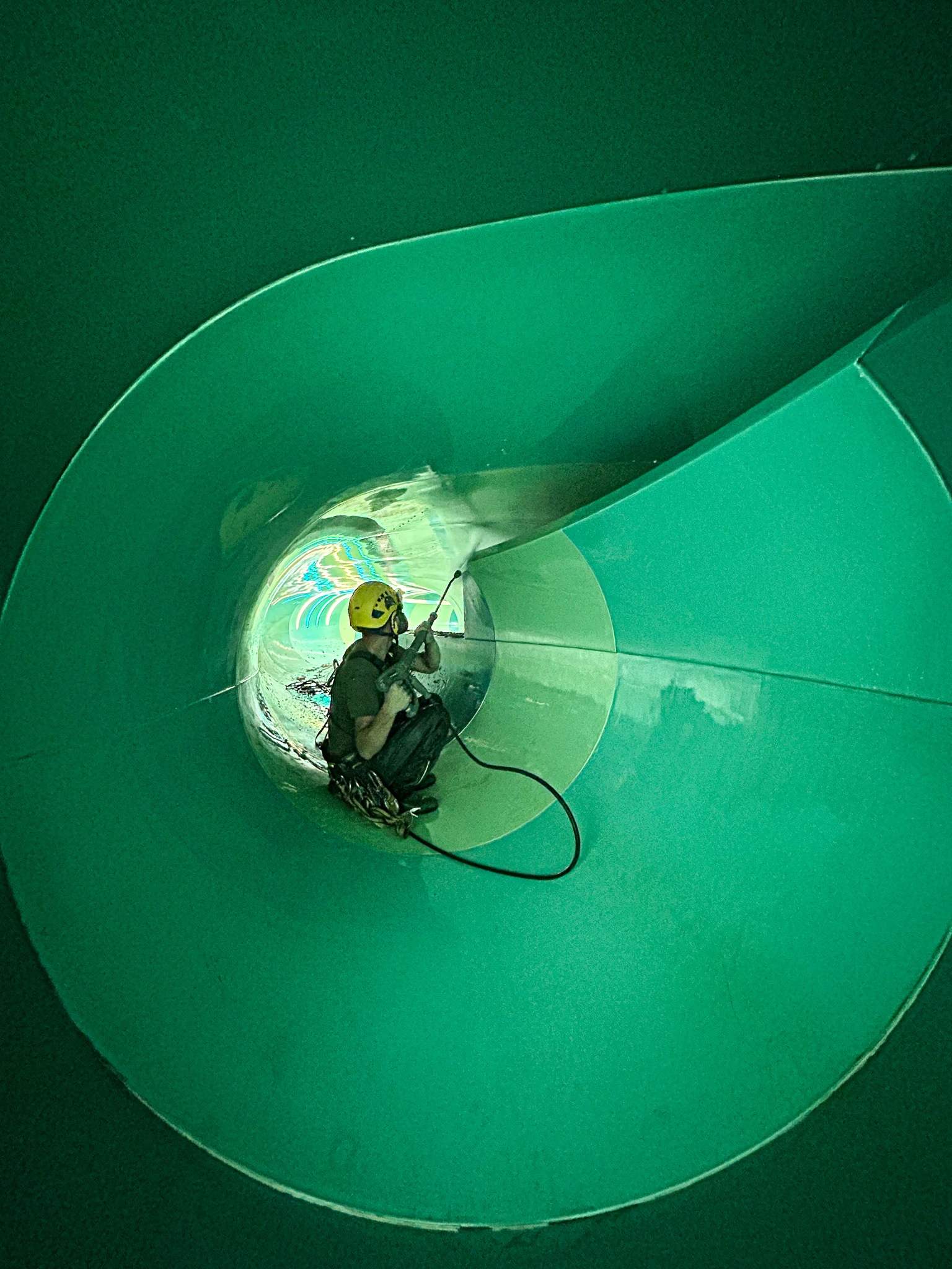 Intervention de cordistes MS Access pour prêts pour la nouvelle saison chez AQUALAND à Gujan Mestras (industrie) – 2